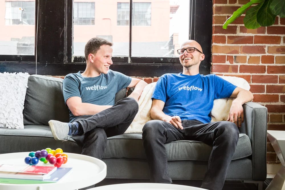 Webflow: Co-founder pair